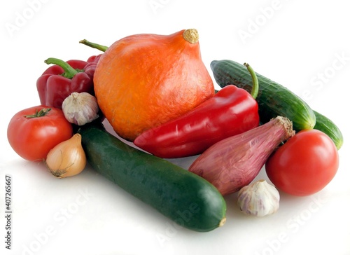 various multicolor vegetables for cooking vegetarian meals o r prepare salads 