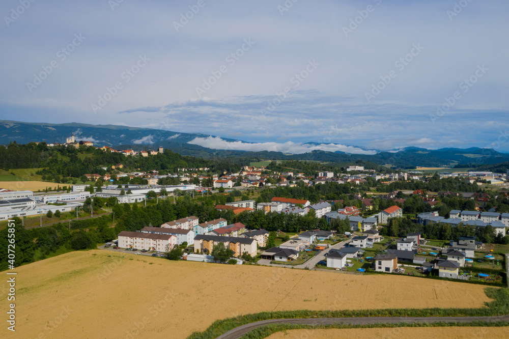 Fototapeta premium Beautiful aerial views of Slovenia