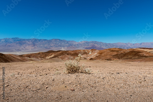 A barren landscape at the Death Valley in California, USA.