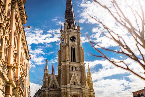 Foto Beautiful city of Novi Sad Vojvodina Serbia