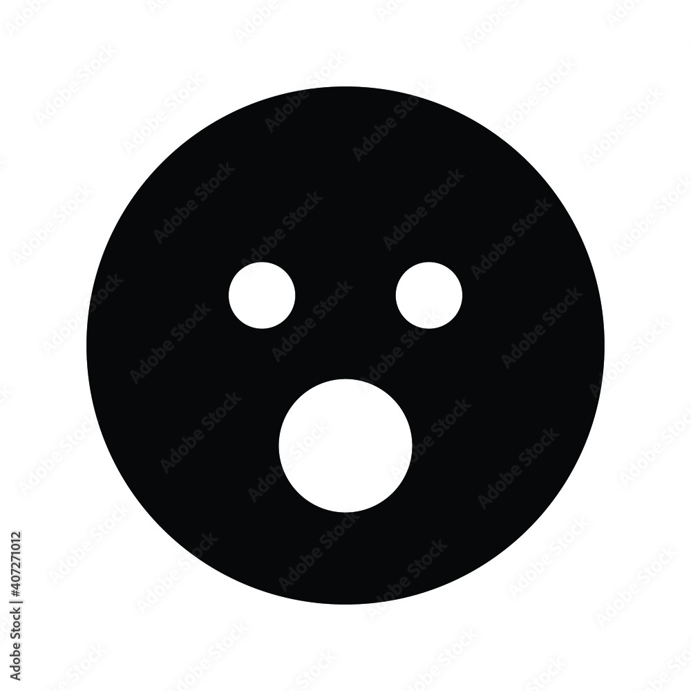 Emoji surprised face vector image
Emoji surprised face vector image