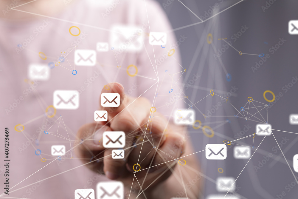 Naklejka premium contact communication support contact concept service