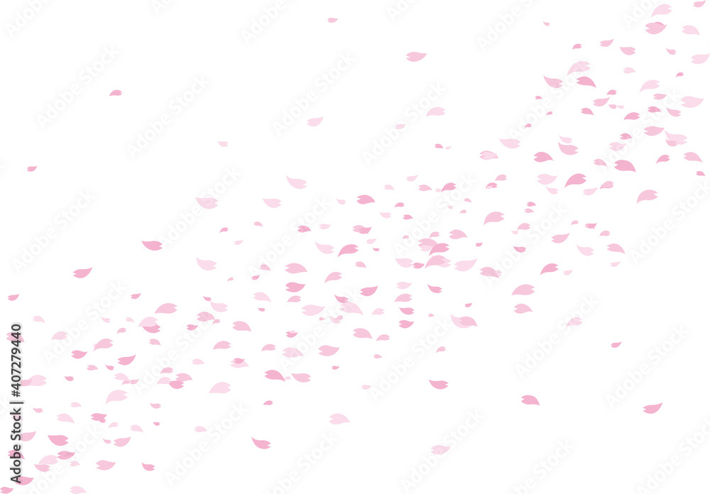 桜の背景素材イラスト