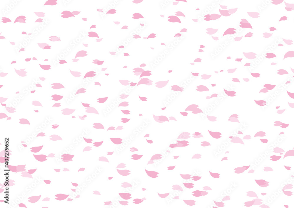 桜の背景素材イラスト 桜の背景素材イラスト