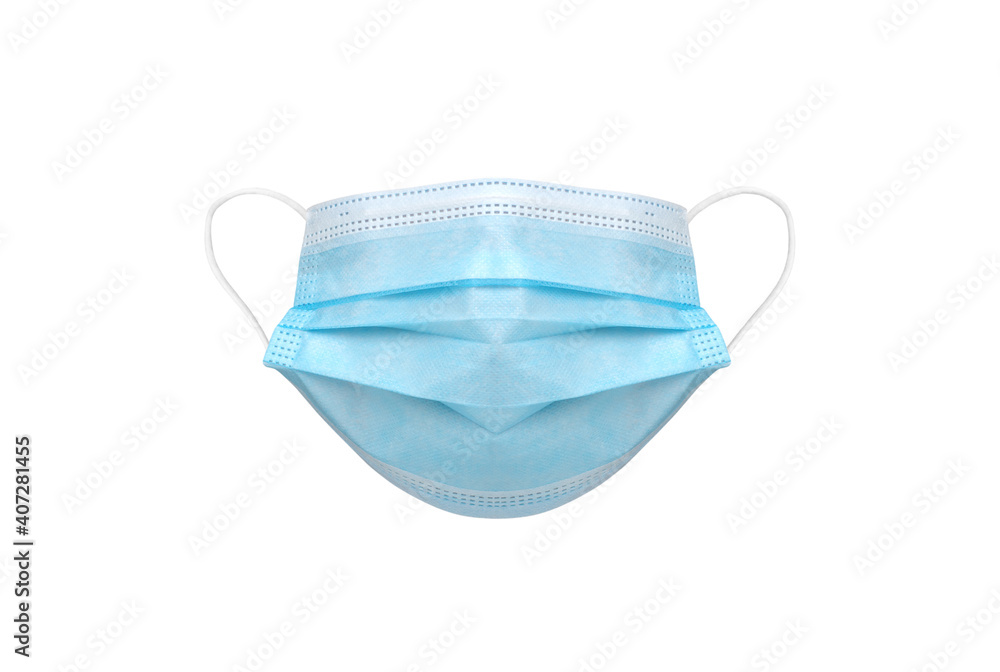 Medical protective mask isolated on a white Medical protective mask isolated on a white