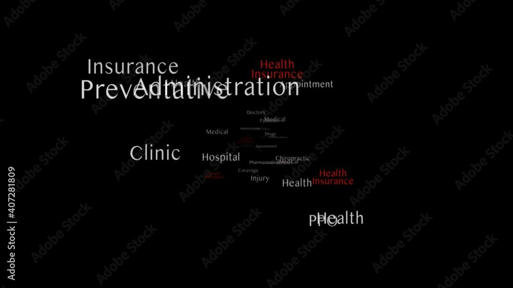 HEALTH INSURANCE Keywords Animation, Background, Loop, 4k
HEALTH INSURANCE Keywords Animation, Background, Loop, 4k