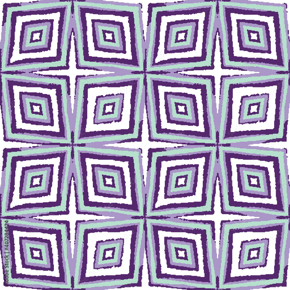 Geometric abstract seamless vector pattern. Purple and blue surface print design for fabrics, stationery, scrapbook paper, backgrounds, gift wrap, home decor, and packaging. Geometric abstract seamless vector pattern. Purple and blue surface print design for fabrics, stationery, scrapbook paper, backgrounds, gift wrap, home decor, and packaging.