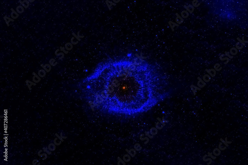 Galaxy of unusual shape. Elements of this image were furnished by NASA.