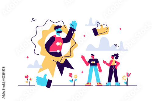 HR recognition as best candidate reputation from recommendations