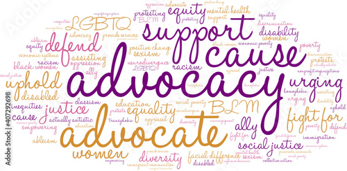 Advocacy Word Cloud