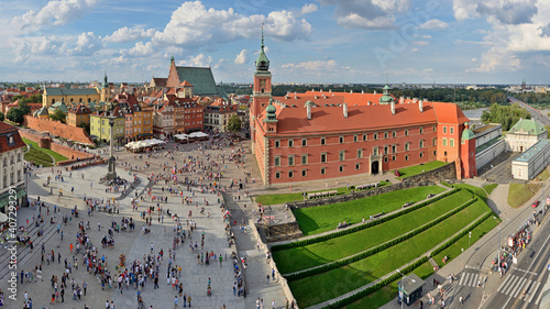 Warsaw, Poland - view of the city.	 #407293291