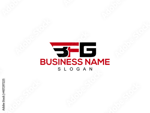 Obraz na plátně BFG Logo Letter For Business