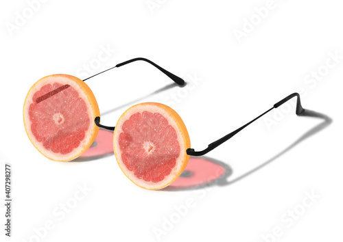 grapefruit glasses