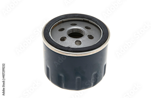 oil car filter isolated