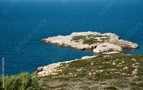 Fototapeta Naklejka Na Ścianę i Meble -  Beautiful castline of Bali area, Crete Island