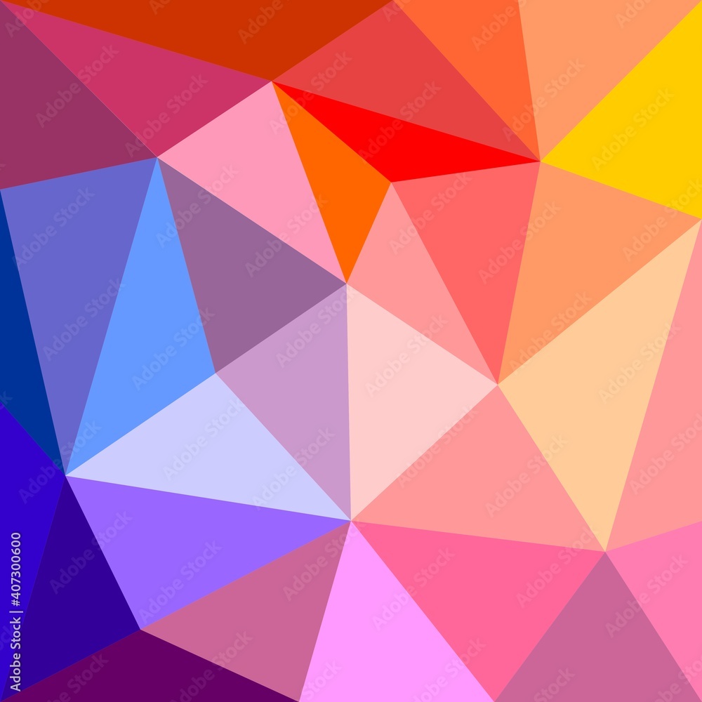 Triangle vector background or yellow, orange,pink, violet, purple and dark navy blue pattern Triangle vector background or yellow, orange,pink, violet, purple and dark navy blue pattern