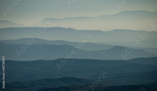 Mountain ranges in Córdoba, Andalusia. © Pedro