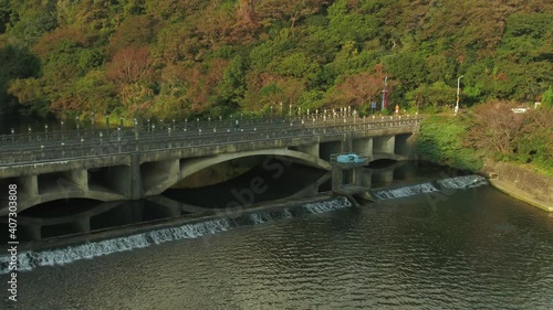 Wallpaper Mural korea, Seogwipo. port city, fishing boats, bridge Torontodigital.ca