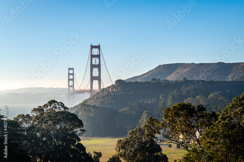 Photography The Golden Gate Bridge from Cavallo Point and Fort Baker
