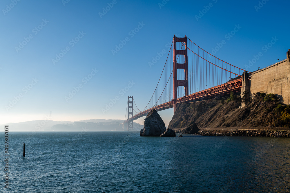 The Golden Gate Bridge from Cavallo Point and Fort Baker The Golden Gate Bridge from Cavallo Point and Fort Baker