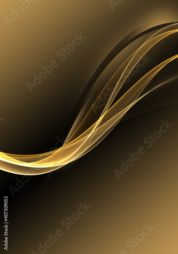 Abstract background waves. Black and maple abstract background for wallpaper or business card