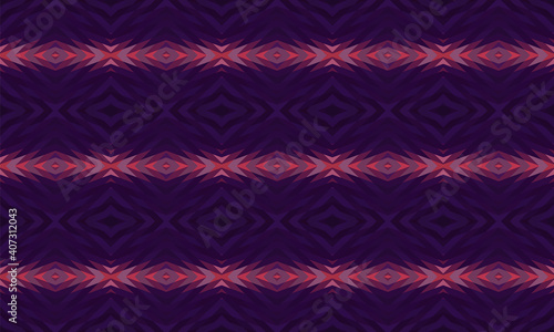 Seamless vector pattern. Background for decor or ethnic Mexican fabric pattern with colorful stripes. Can be used for ceramic tiles, wallpapers, linoleum, textiles.