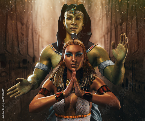 Tableau sur toile Osiris