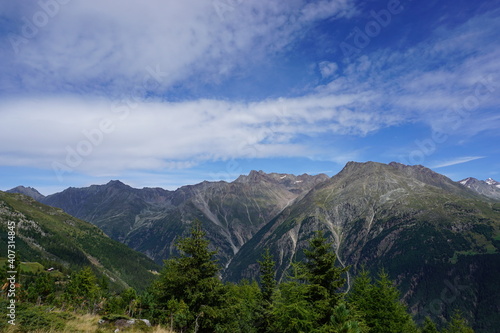 sommerliches Alpenpanorama