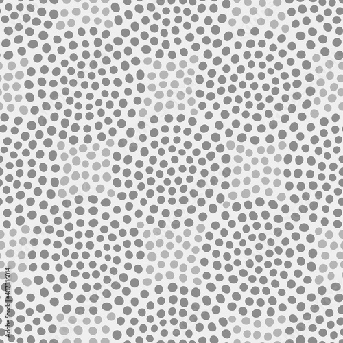 Vector seamless pattern with hand drawn dots. Simple design for wrapping paper, textile, stationery, wallpaper.