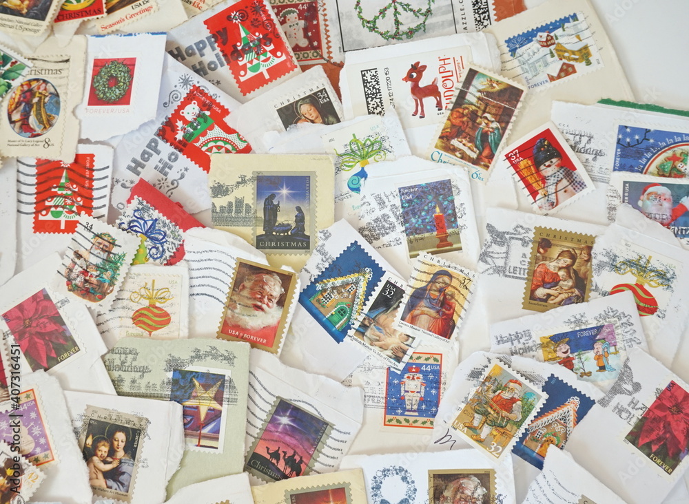 USA Christmas Stamps