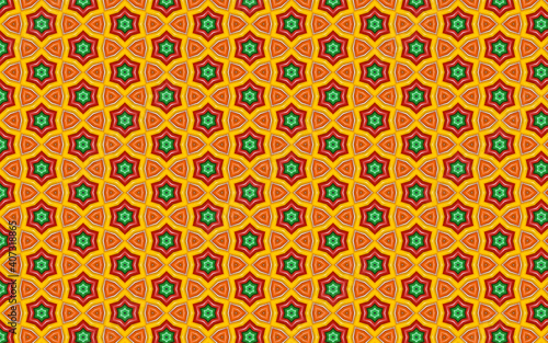 Colorful and geometric background pattern. Floral pattern.