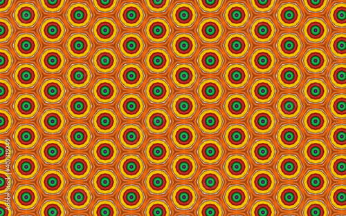 Colorful and geometric background pattern. Circle pattern