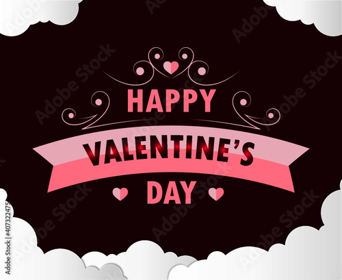 Happy valentines day greeting.romantic holidays