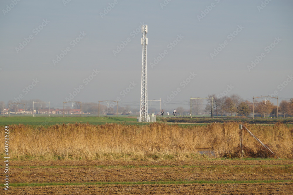antenna on a field communications structure antenna on a field communications structure