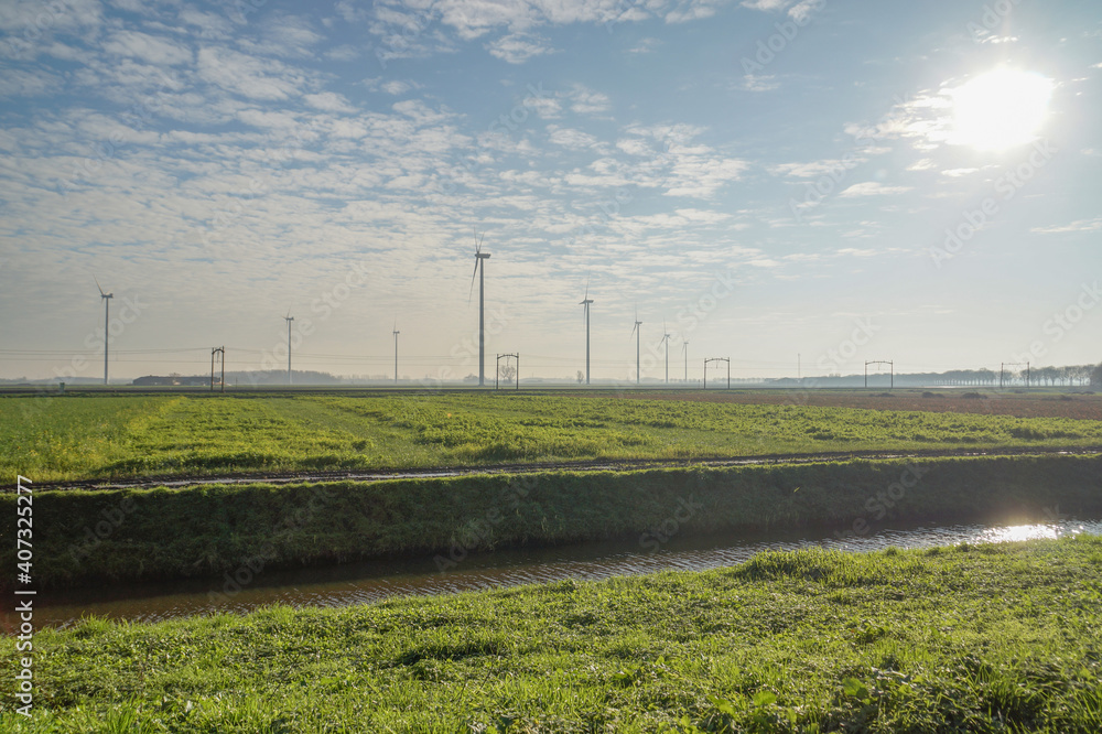 turbines in the field turbines in the field