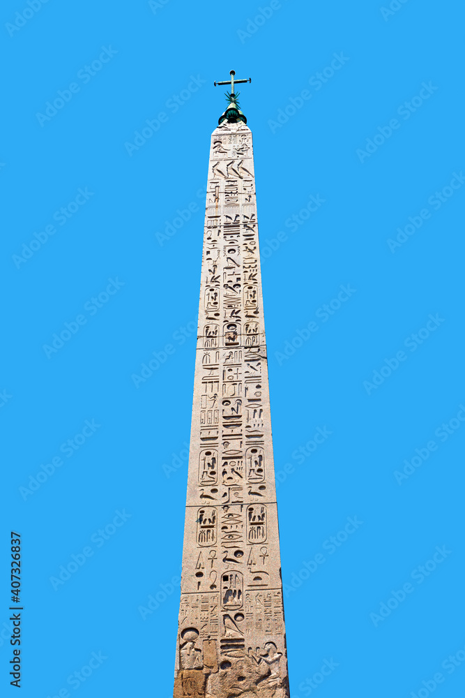 Flaminio Egyptian Obelisk in Piazza del Popolo