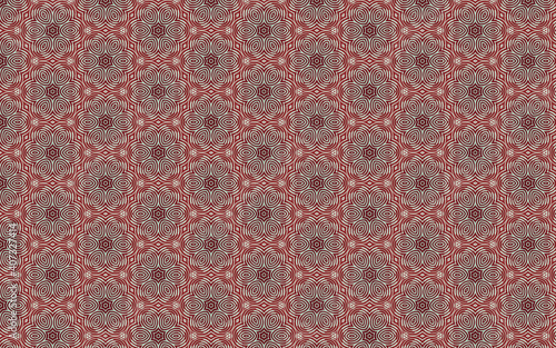 Floral pattern in pastel colors.