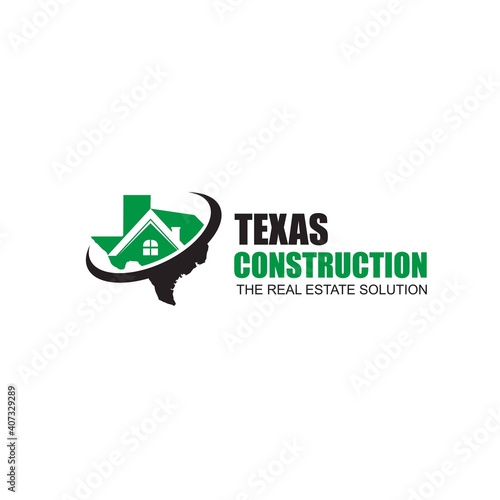 texas construction logo designs simple modern for real estate restoration