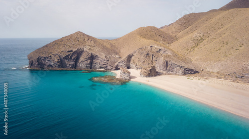 Playa de los muertos desde el aire - Cabo de Gata, Almería II