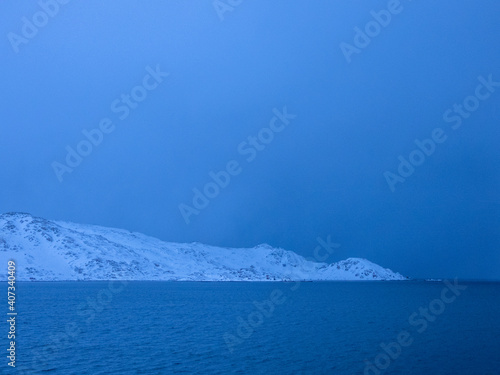 Küste auf Mageroya, Troms og Finnmark, Norwegen
