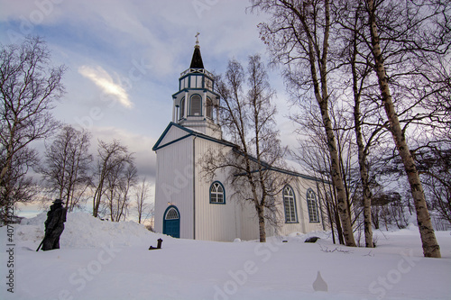 Kirche von Kafjord, Alta, Norwegen