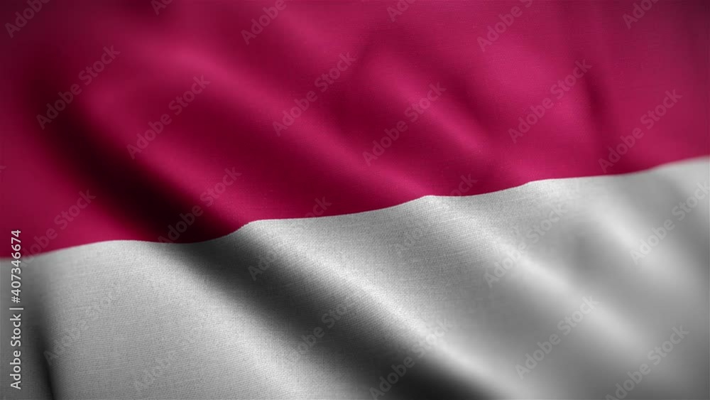 Monaco Flag Textured Waving Close Up Background HD Monaco Flag Textured Waving Close Up Background HD