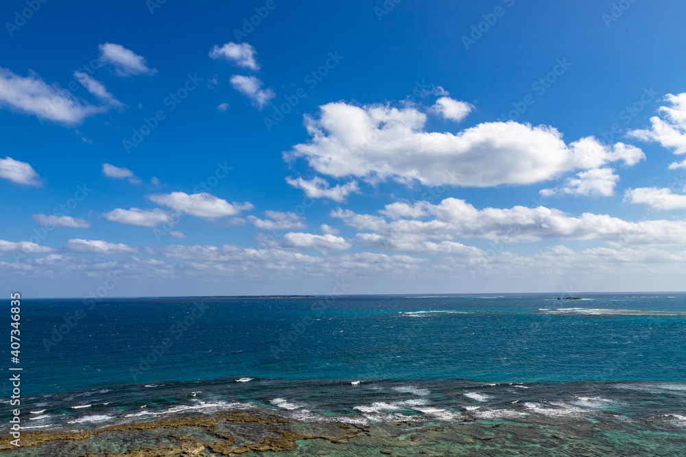 知念岬からの眺望