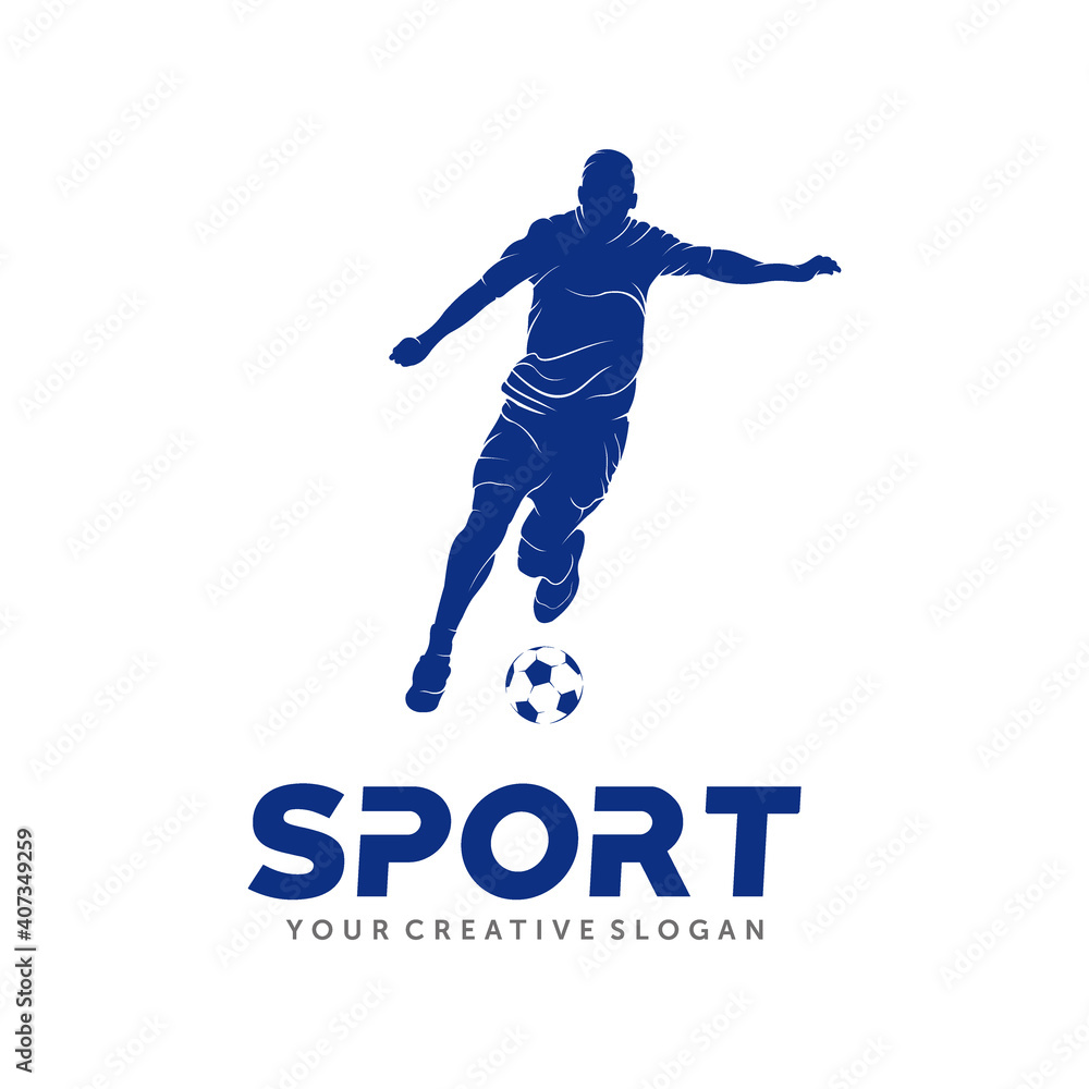 Football Player Logo Stock Photos - 64,355 Images