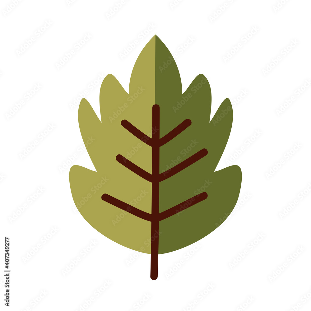 nature autumn leaf line and fill style icon vector design nature autumn leaf line and fill style icon vector design
