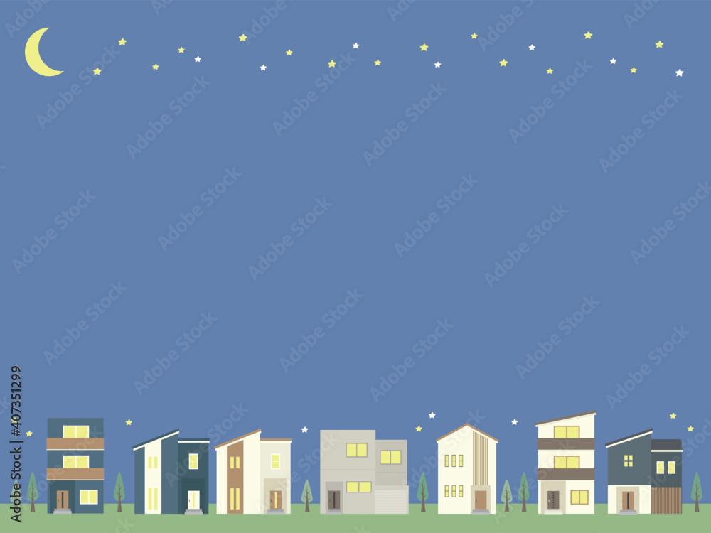 都会のオシャレな一軒家 家 一戸建て フレーム 夜 Stock Vector Adobe Stock 都会のオシャレな一軒家 家 一戸建て フレーム 夜 Stock Vector Adobe Stock
