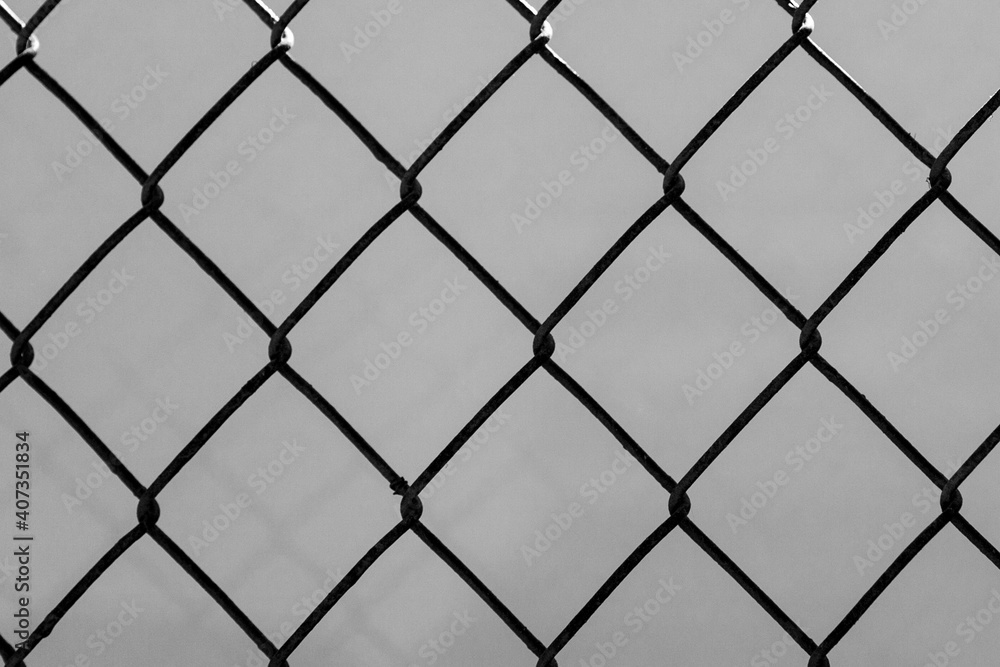 Fototapeta premium metal grid background