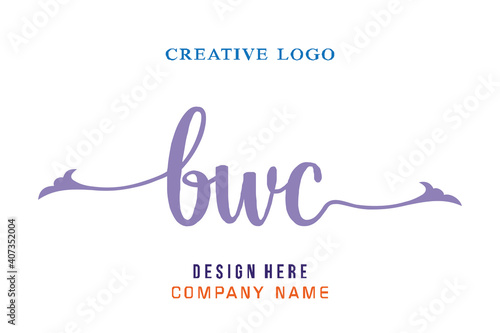 BWC lettering logo is simple, easy to understand and authoritative photo