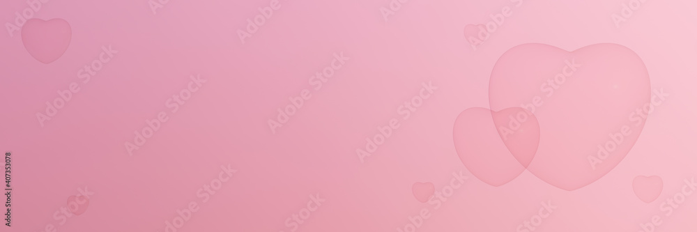 3D rendered pink heart bubbles. Lovely Valentine. 3D rendered pink heart bubbles. Lovely Valentine.