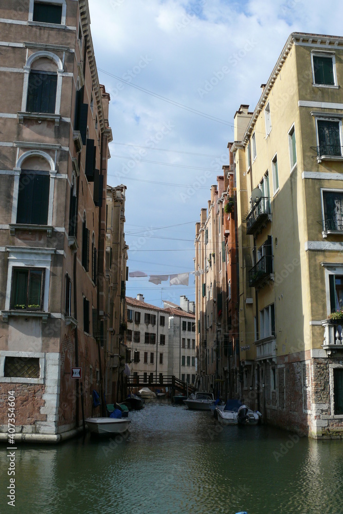 Venice buildings, streets and historical part of the city